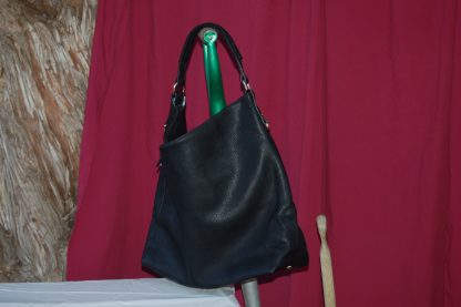 Criss-Cross Black Tote