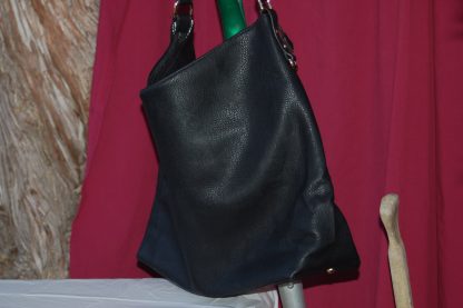 Criss-Cross Black Tote